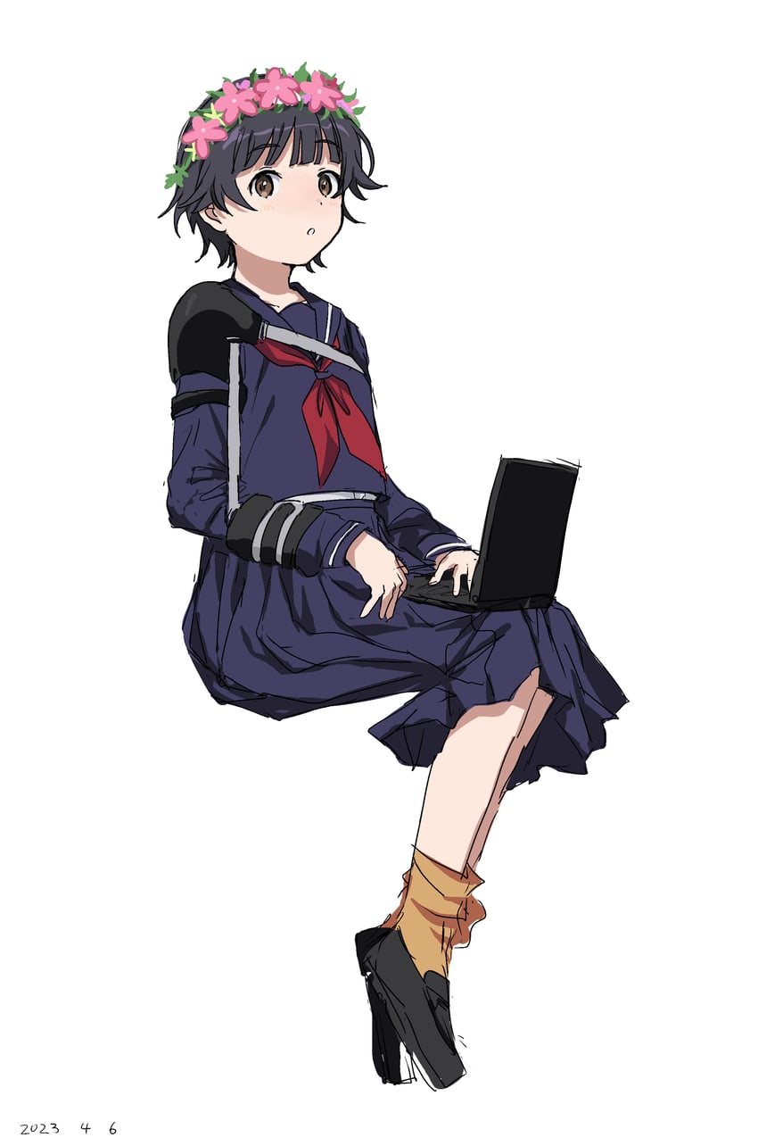 uiharu kazari (toaru majutsu no index and 1 more) drawn by takatisakana