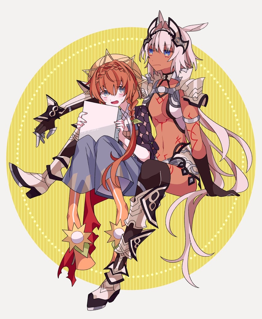 caenis and van gogh (fate and 1 more) drawn by kujiramaru