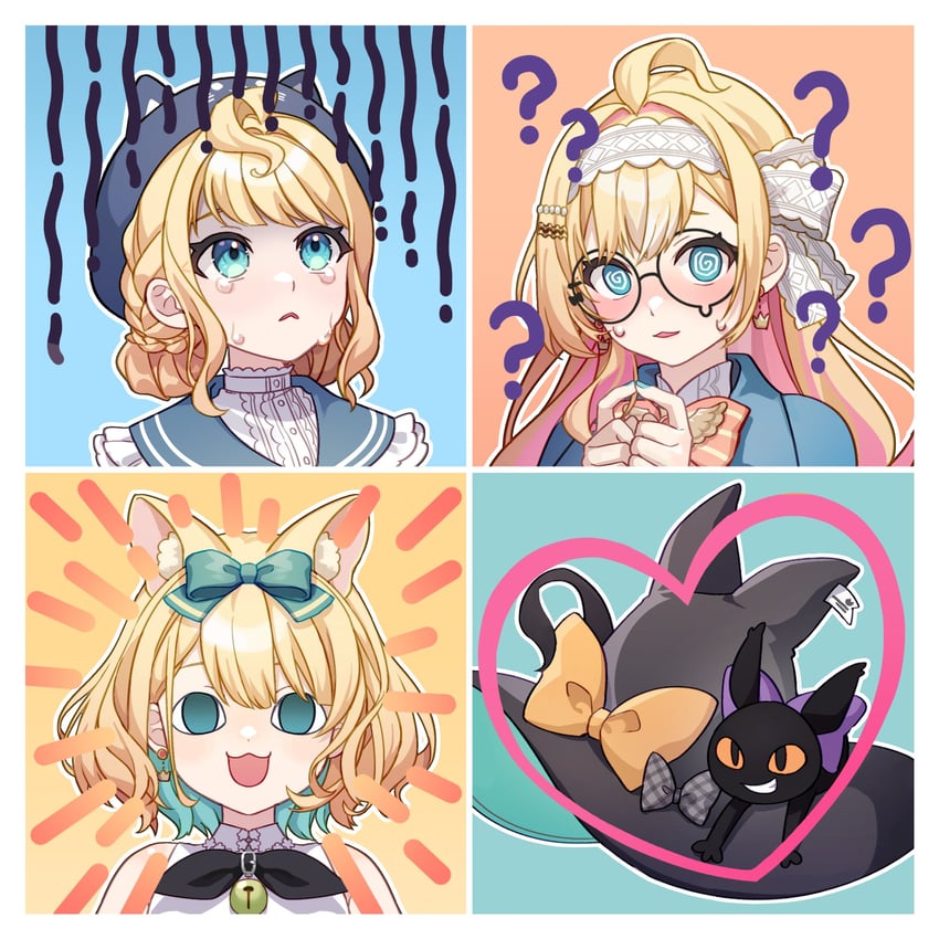 millie parfait and lucie (nijisanji and 1 more) drawn by senmi_(vvv_1864)