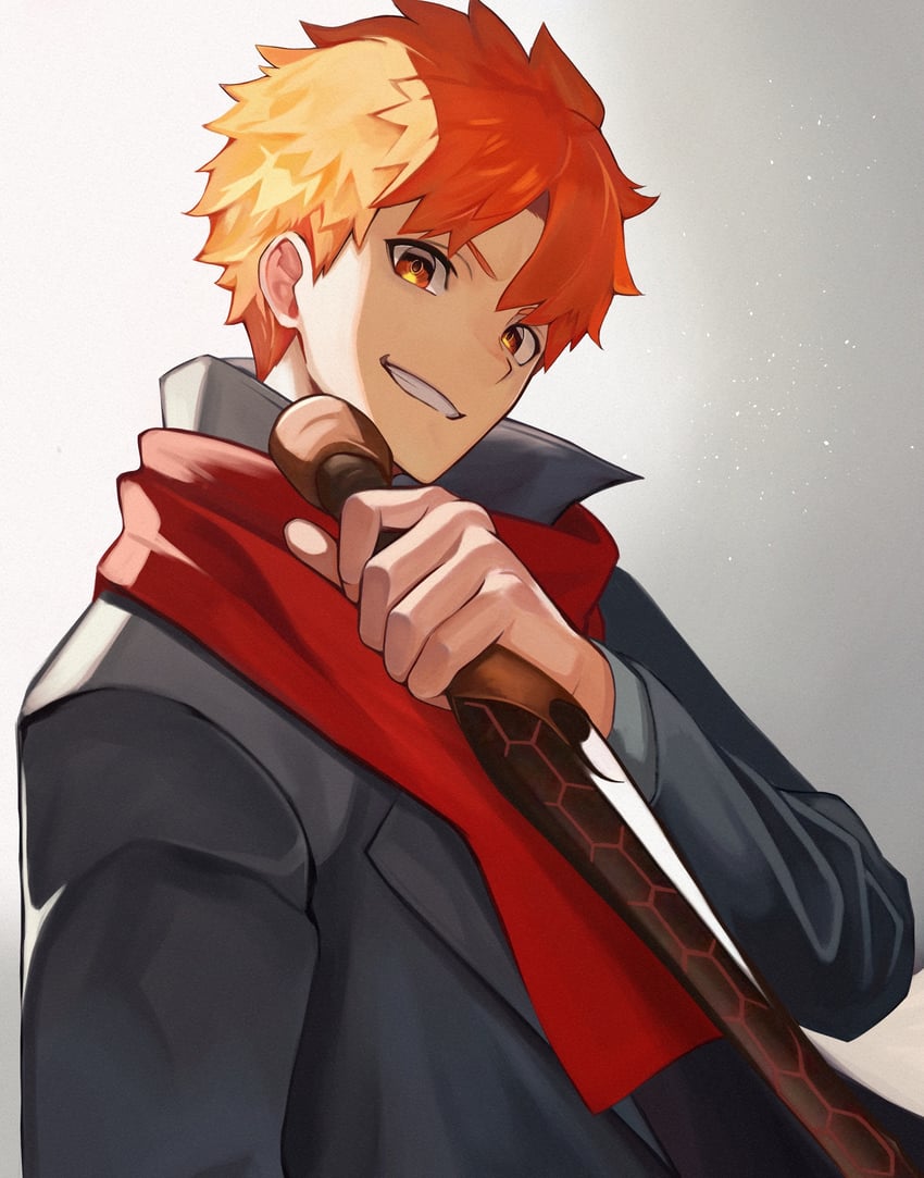 emiya shirou (fate and 1 more) drawn by genshu_doki