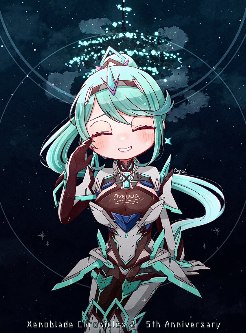 pneuma (xenoblade chronicles and 1 more) drawn by co_09vrg