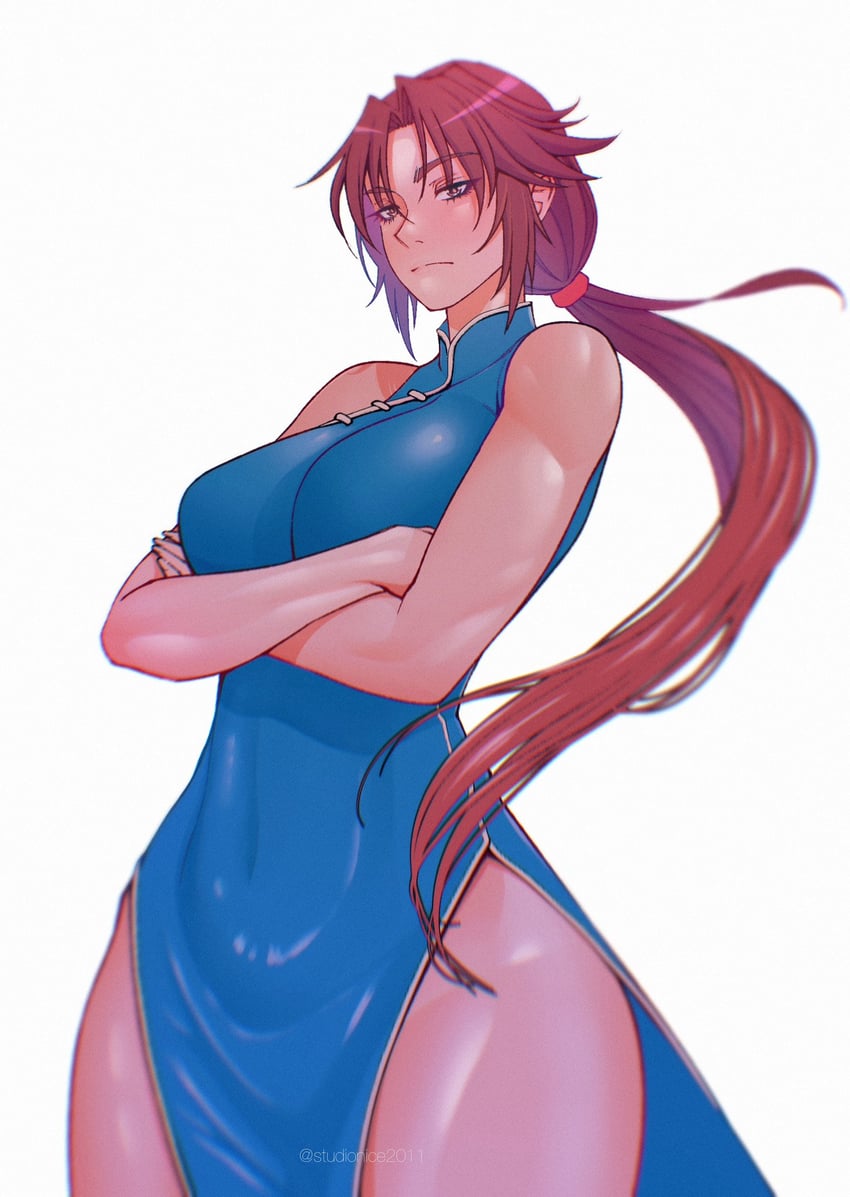 hong xiu ying (shenmue and 1 more) drawn by studionice2011
