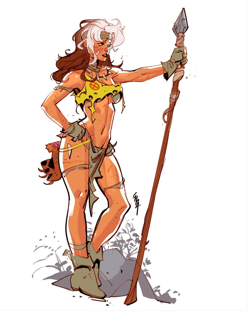 rogue (marvel and 2 more) drawn by conorhughes