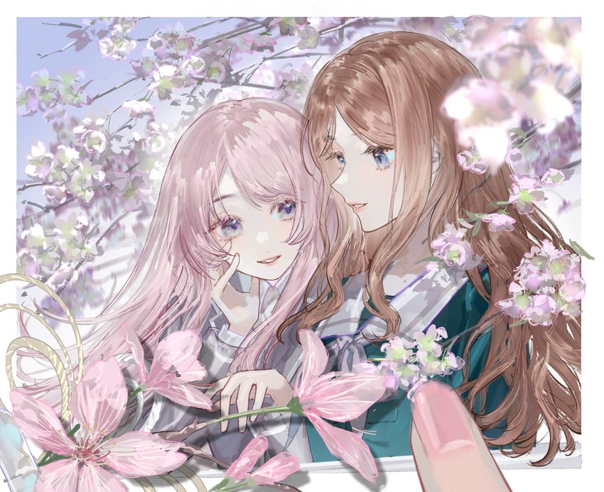 chihaya anon and nagasaki soyo (bang dream! and 1 more) drawn by que_bo_rong