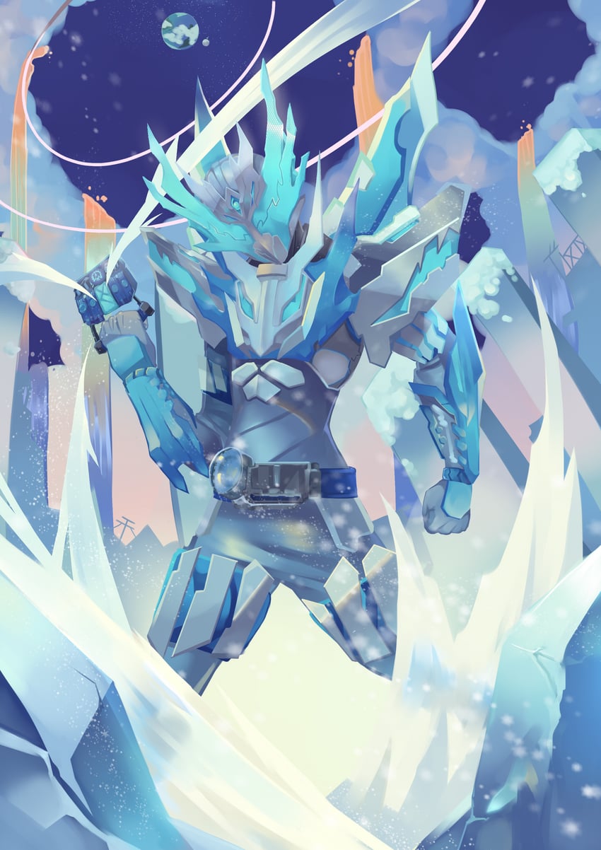 kamen rider cross-z (kamen rider and 1 more) drawn by roxas_(1258062076)