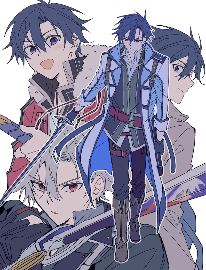 rean schwarzer (eiyuu densetsu and 7 more) drawn by toramaru_(696anna)