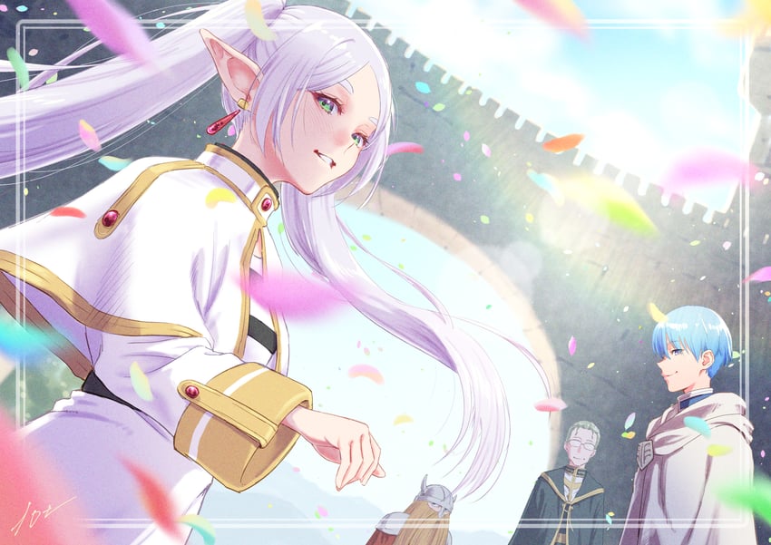 frieren, himmel, eisen, and heiter (sousou no frieren) drawn by 10ttruck