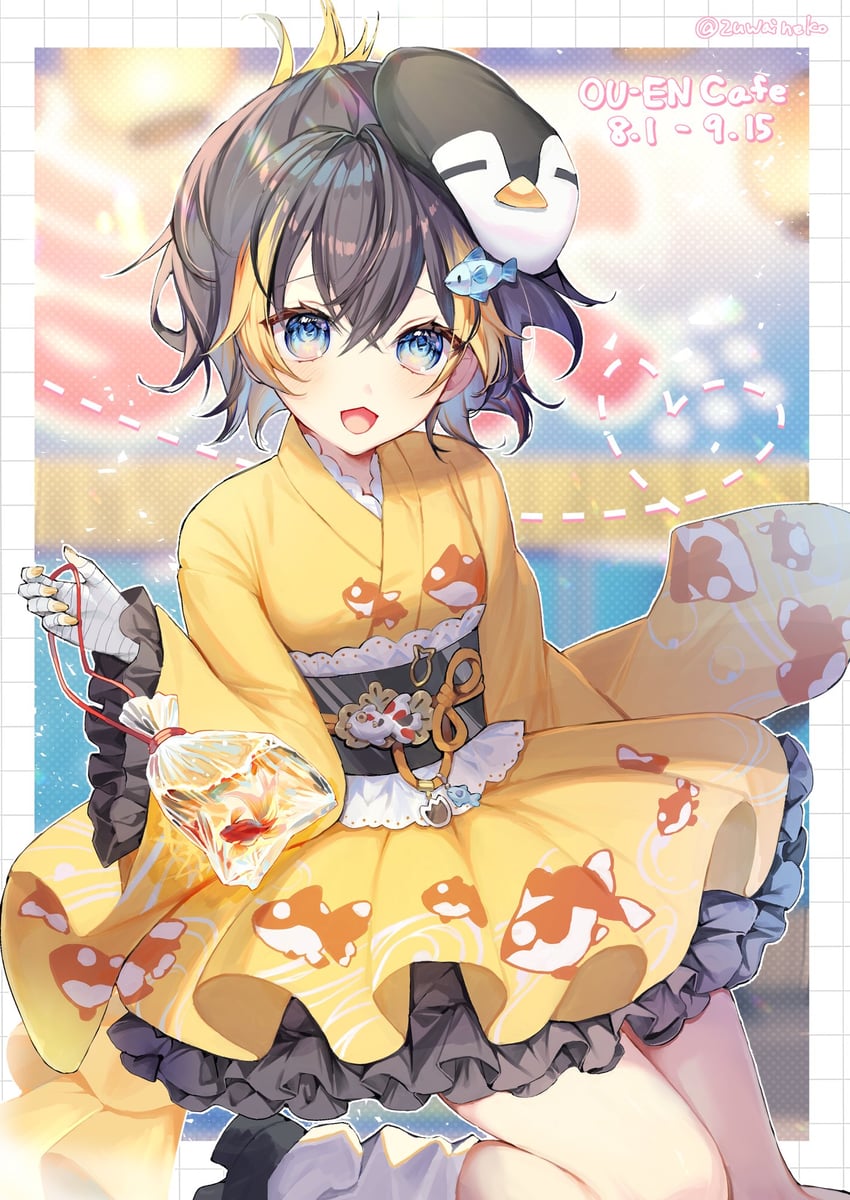 petra gurin (nijisanji and 1 more) drawn by zuwaineko