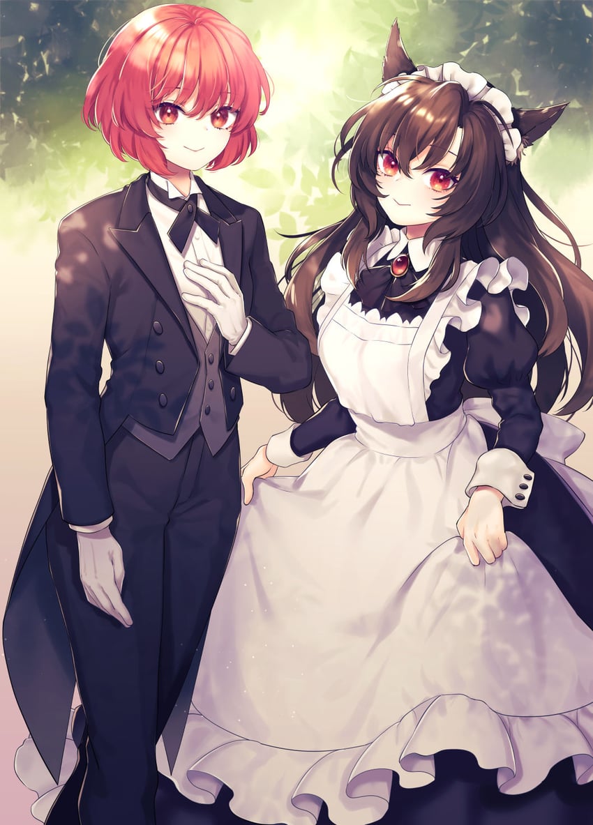 imaizumi kagerou and horikawa raiko (touhou) drawn by tomobe_kinuko