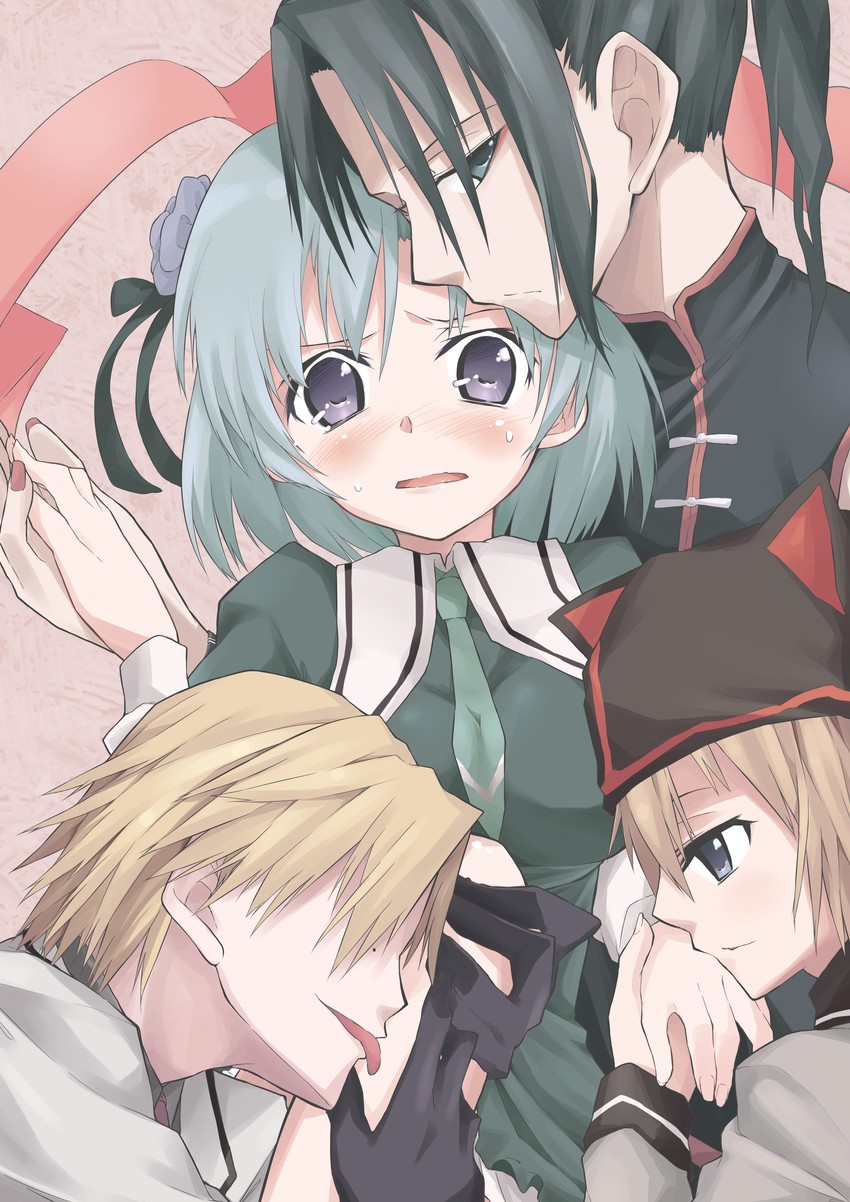 henriette mystere, twenty, rat, and stone river (tantei opera milky holmes) drawn by 9law