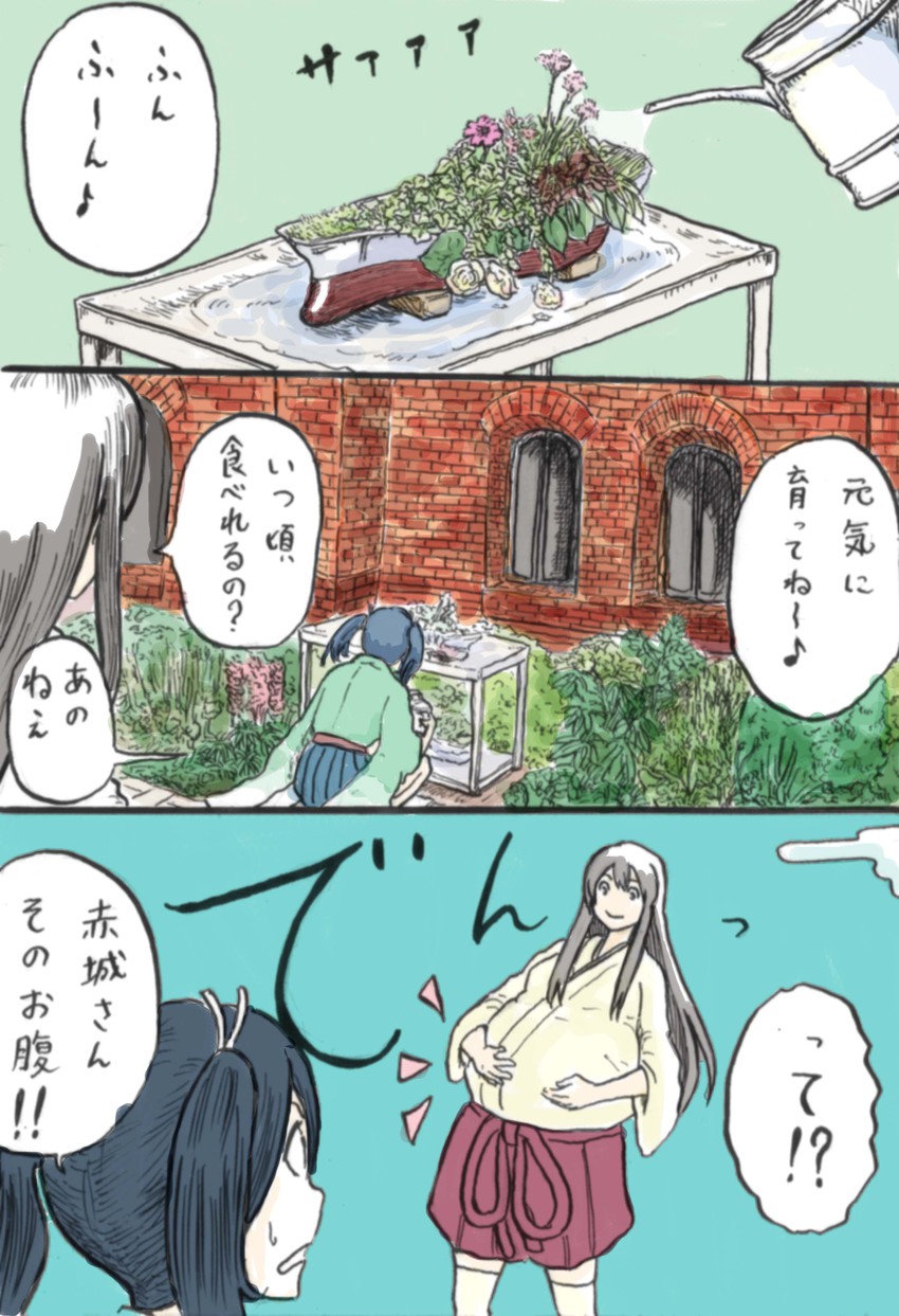 akagi and souryuu (kantai collection) drawn by rooru_kyaabetsu