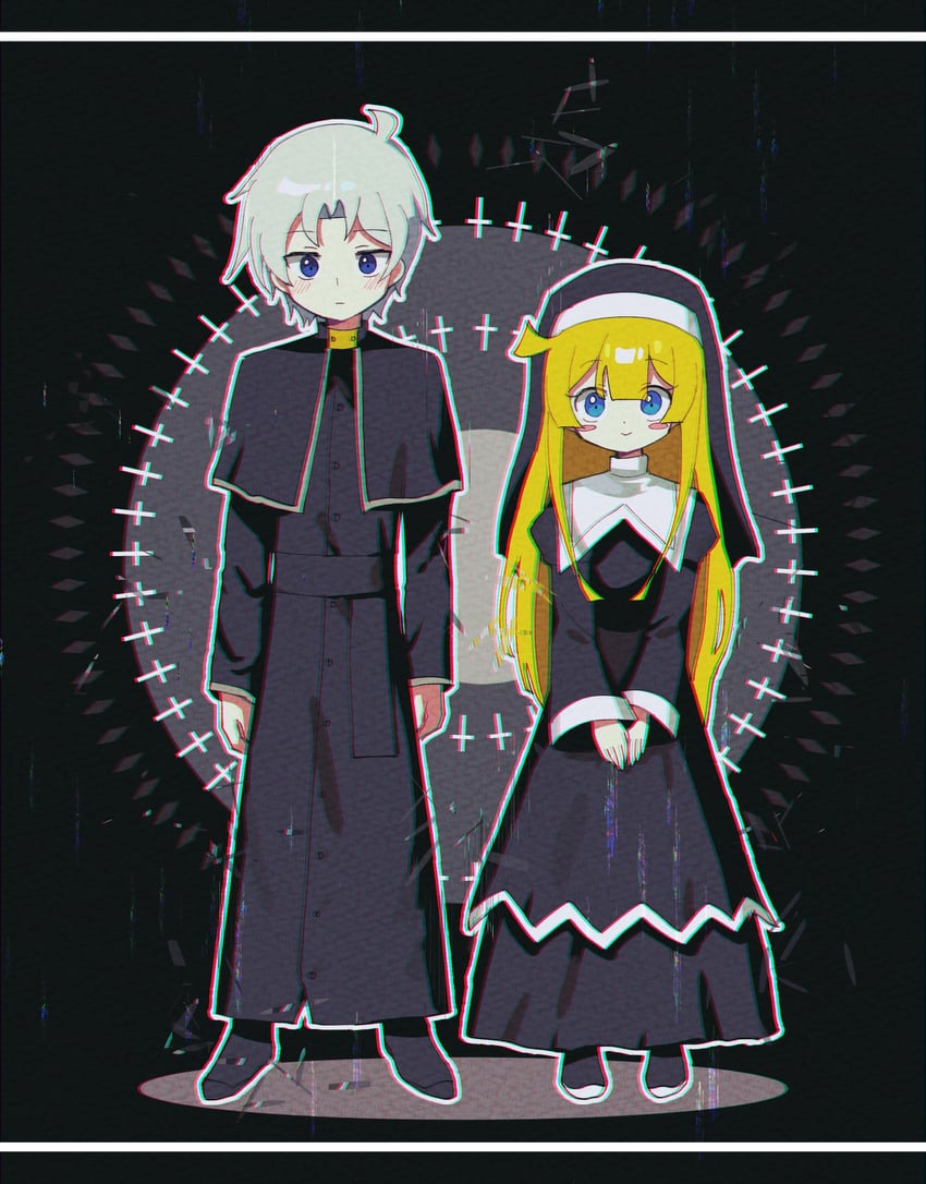 witch and schezo wegey (puyopuyo and 1 more) drawn by offbeat