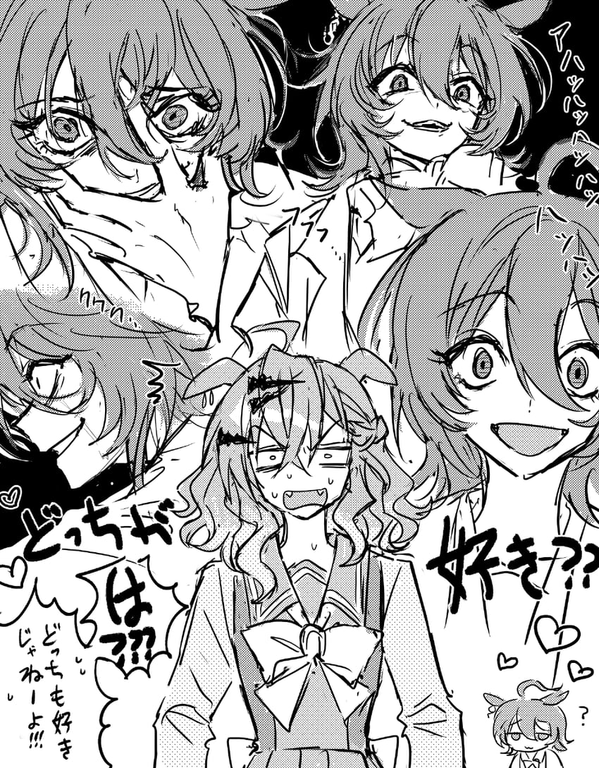 agnes tachyon and jungle pocket (umamusume) drawn by didi_(whaqlrpwjd)