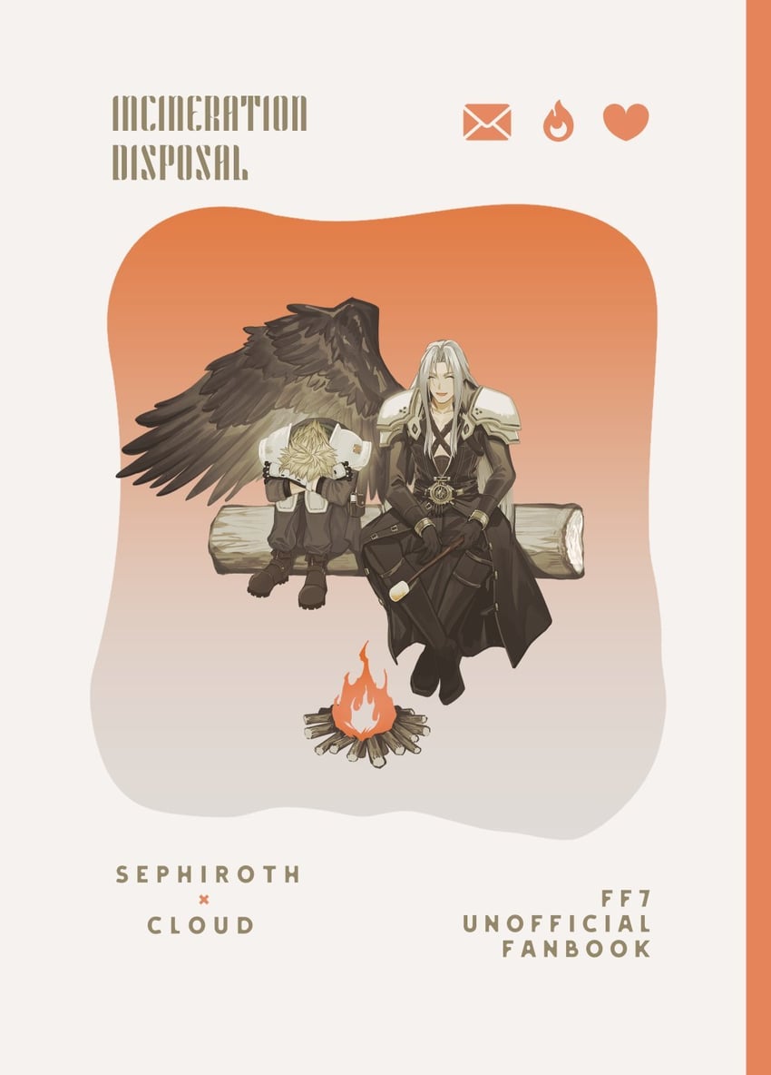 cloud strife and sephiroth (final fantasy and 3 more) drawn by keiseki1