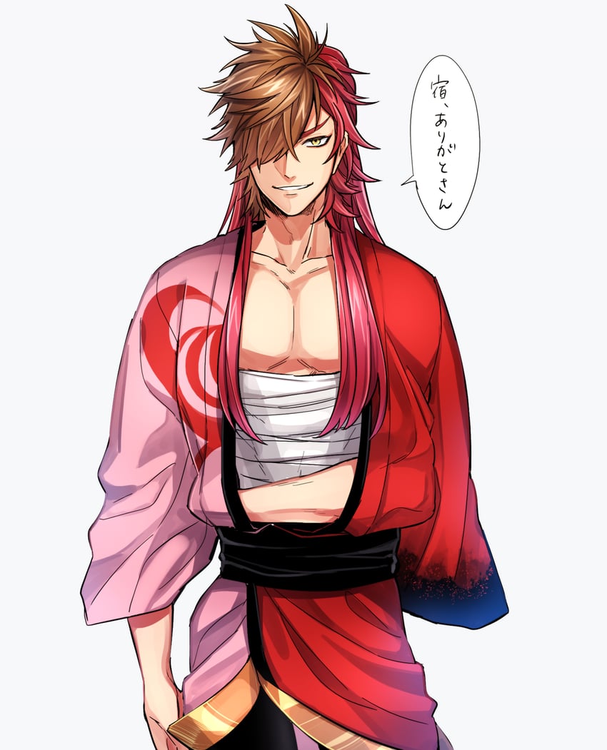 shima sakon and shima kiyooki (sengoku basara) drawn by kkkaaaayyy