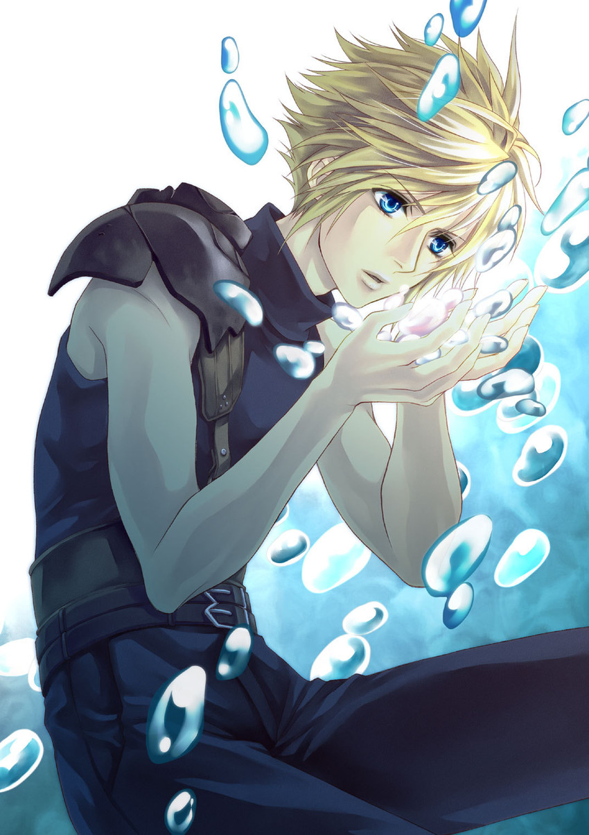 cloud strife (final fantasy and 1 more) drawn by shouri_(harpy_killer)