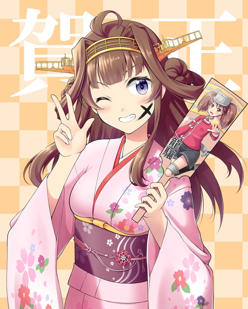 kongou, ryuujou, and kongou kai ni (kantai collection) drawn by kiryu_naoto