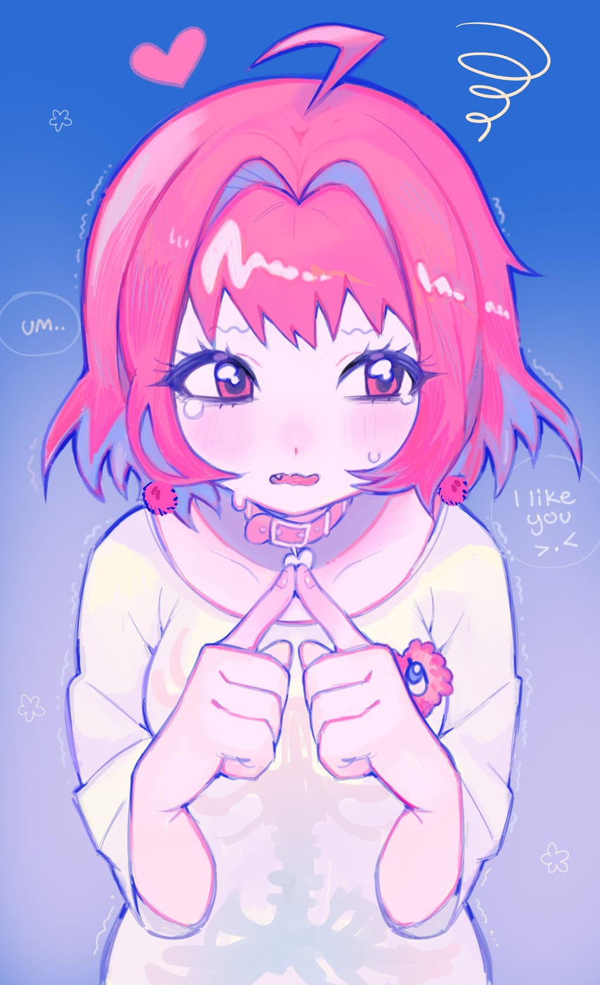 yumemi riamu (idolmaster and 2 more) drawn by grizzace
