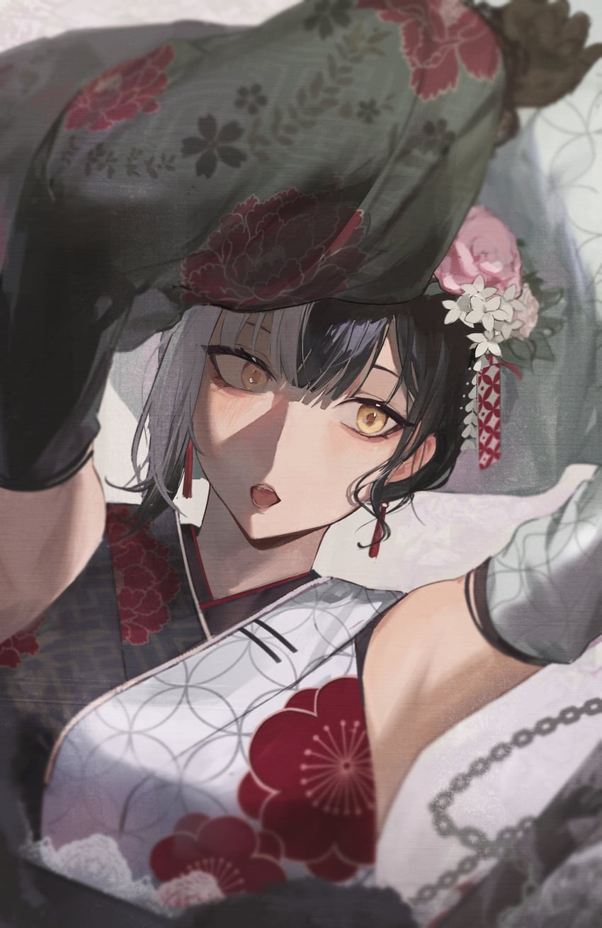 shiori novella (hololive and 1 more) drawn by seistfu