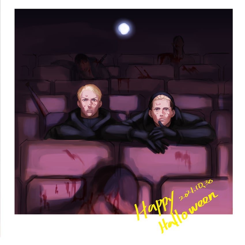reiner braun and porco galliard (shingeki no kyojin) drawn by kogu_(nue_insideout)