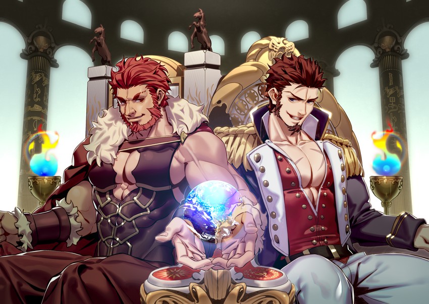 iskandar and napoleon bonaparte (fate and 2 more) drawn by chiizu_namasu