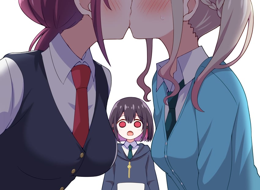 yuutani yuu, suzukaze suzu, and mizutori atori (bad girl) drawn by ma_tsukasa