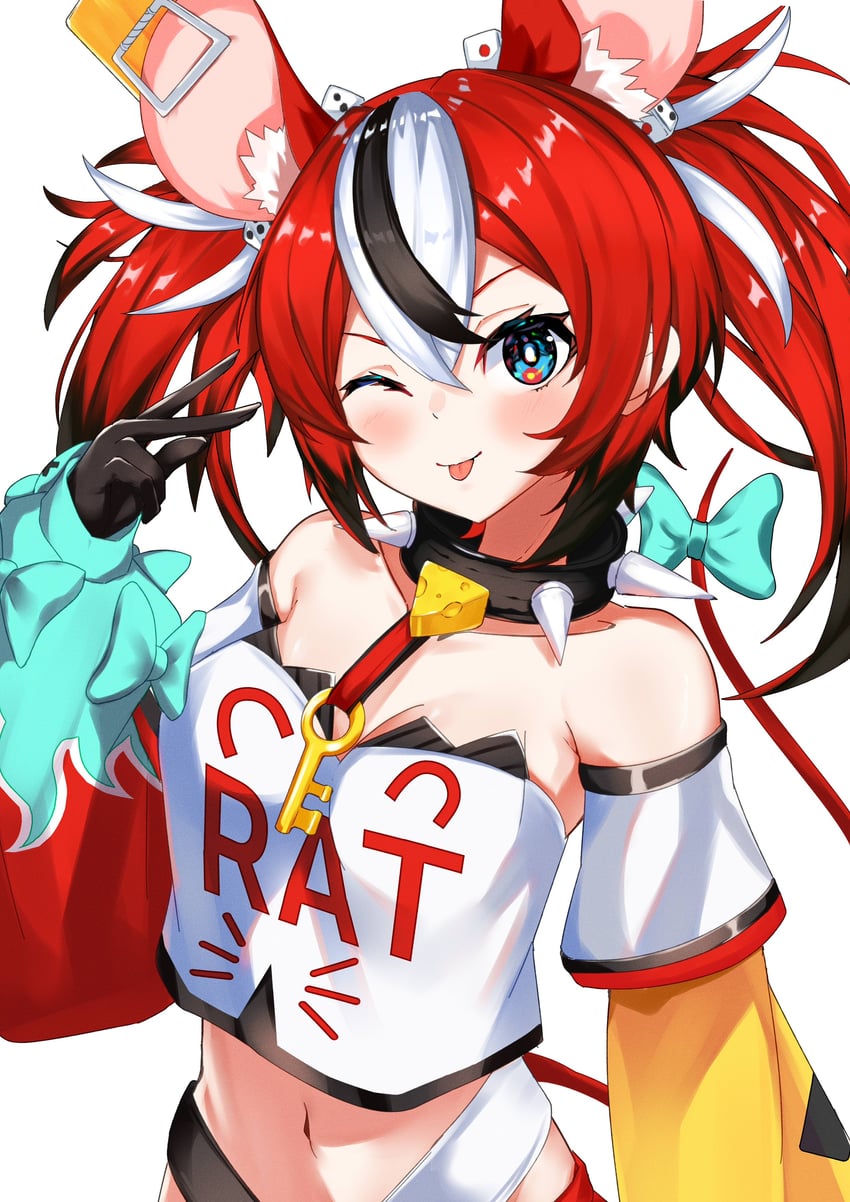 hakos baelz (hololive and 1 more) drawn by alphaart