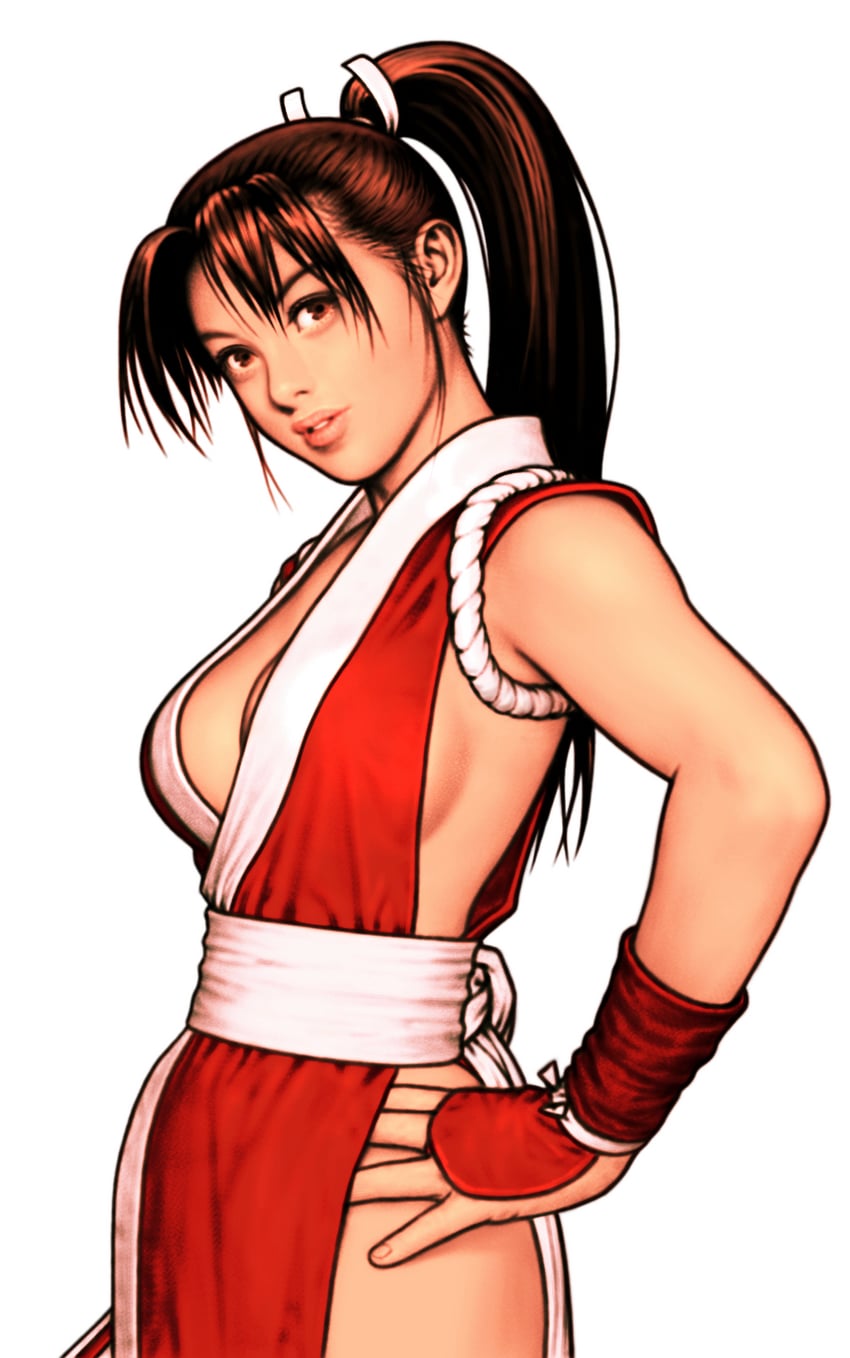 shiranui mai (fatal fury and 2 more) drawn by mori_toshiaki
