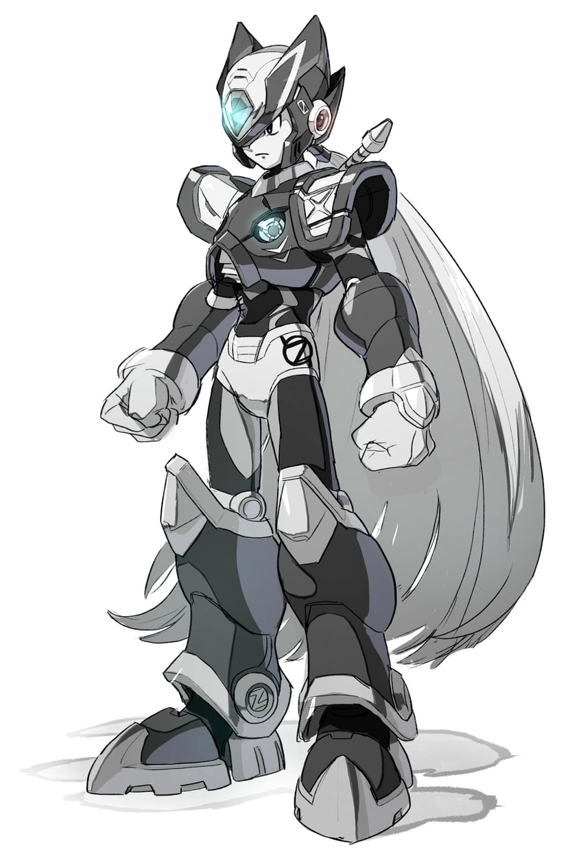 zero (mega man and 1 more) drawn by pv_y0n