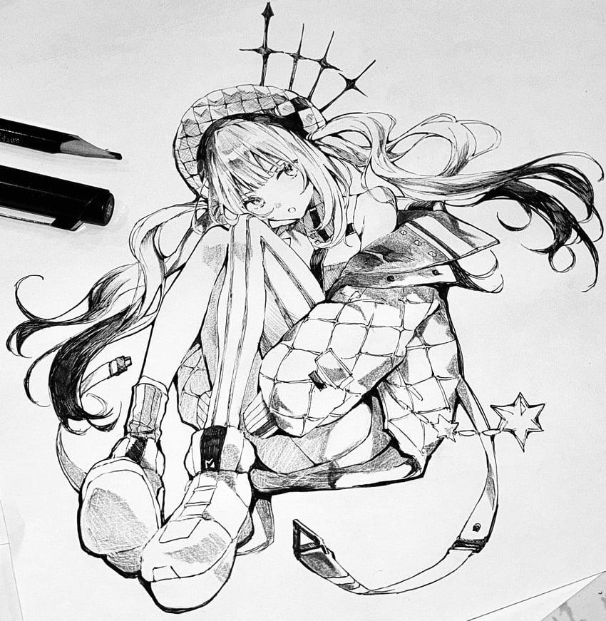 marie antoinette and marie antoinette alter (fate and 1 more) drawn by kanata_(fog_blooomy)