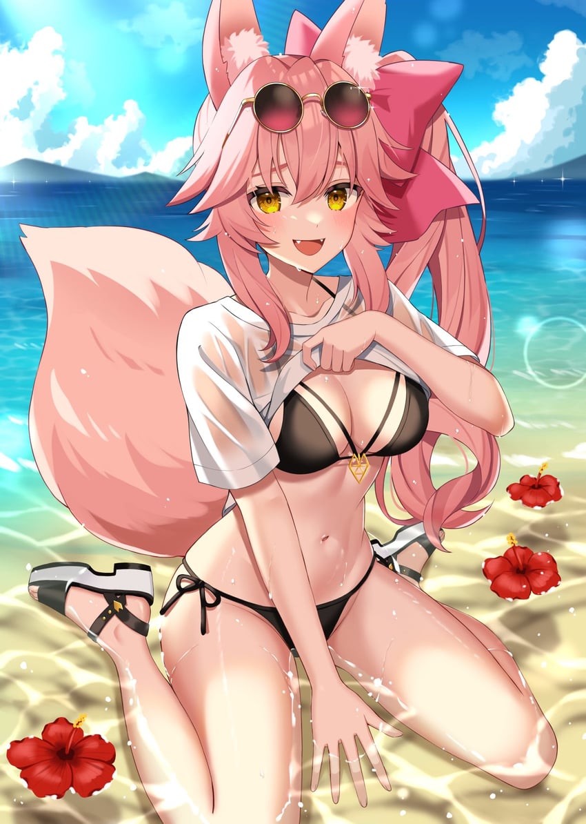 tamamo and koyanskaya (fate and 1 more) drawn by tila_276