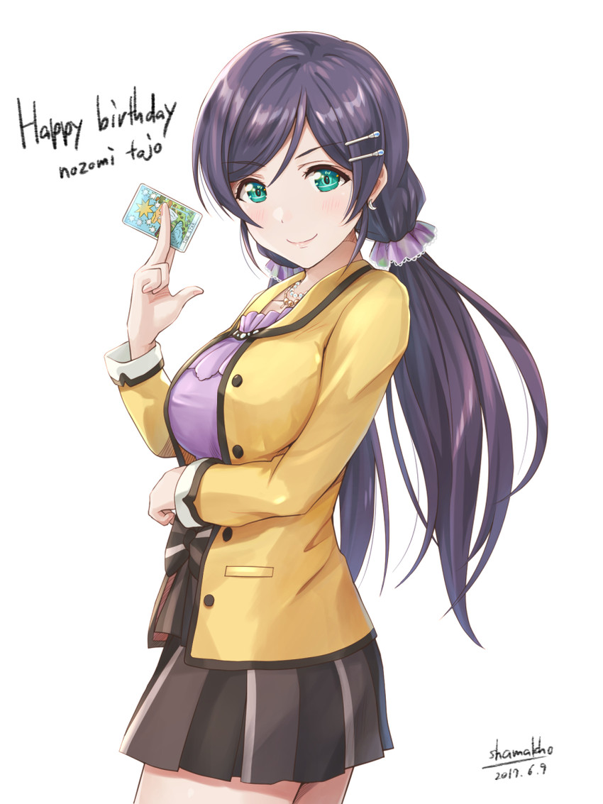 tojo nozomi (love live! and 1 more) drawn by shamakho