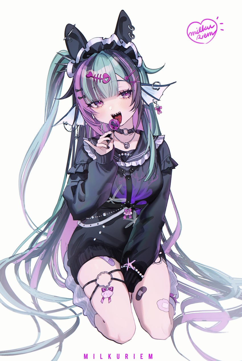 finana ryugu (nijisanji and 1 more) drawn by milkuriem