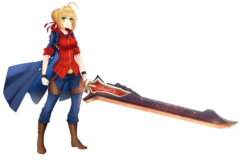 nero claudius and nero (fate and 3 more) drawn by leeloo_dallas