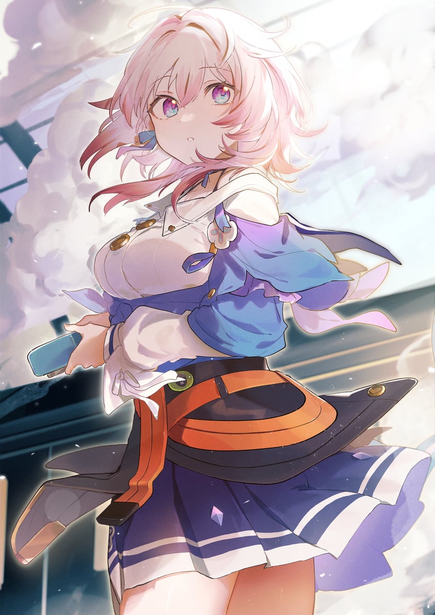march 7th (honkai and 1 more) drawn by hassan_(sink916)