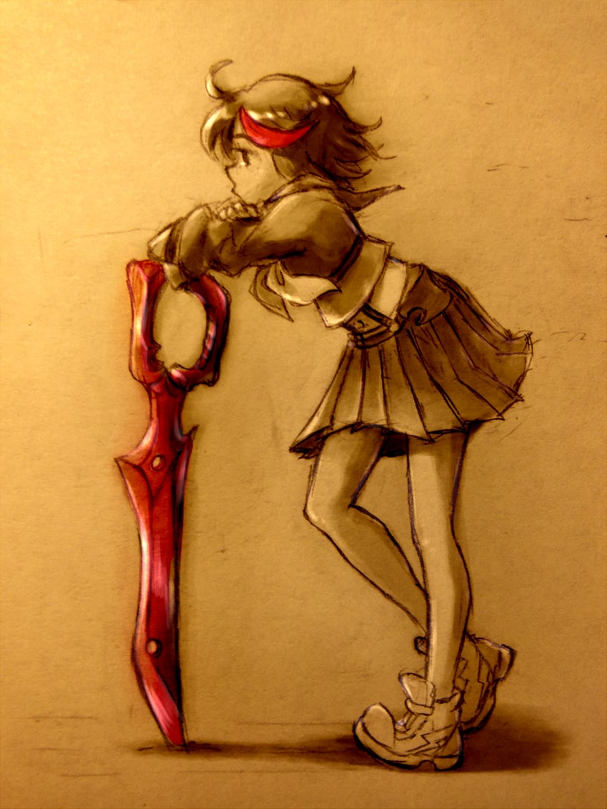 matoi ryuuko and senketsu (kill la kill) drawn by ablob
