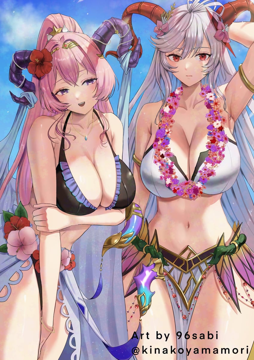 freyja and nerthuz (fire emblem and 1 more) drawn by yamamori_kinako
