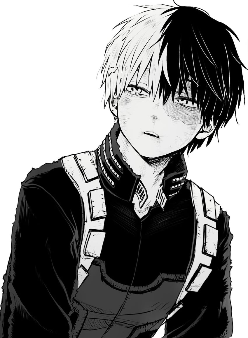 todoroki shoto (boku no hero academia) drawn by nami_(73_73_73_73)