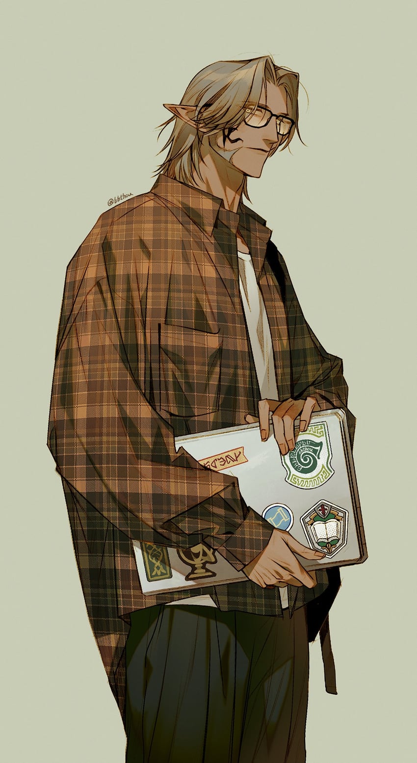 urianger augurelt (final fantasy and 1 more) drawn by bbthou