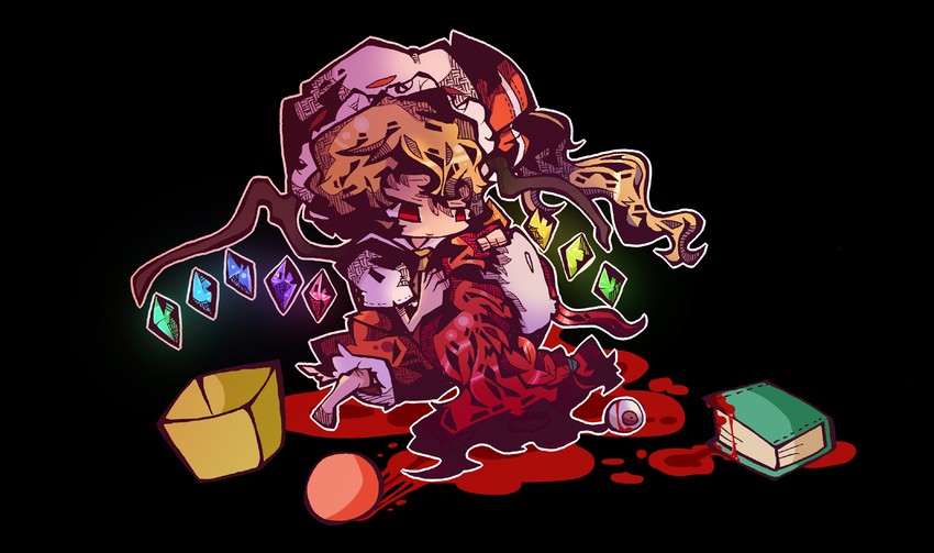 flandre scarlet (touhou) drawn by glisten