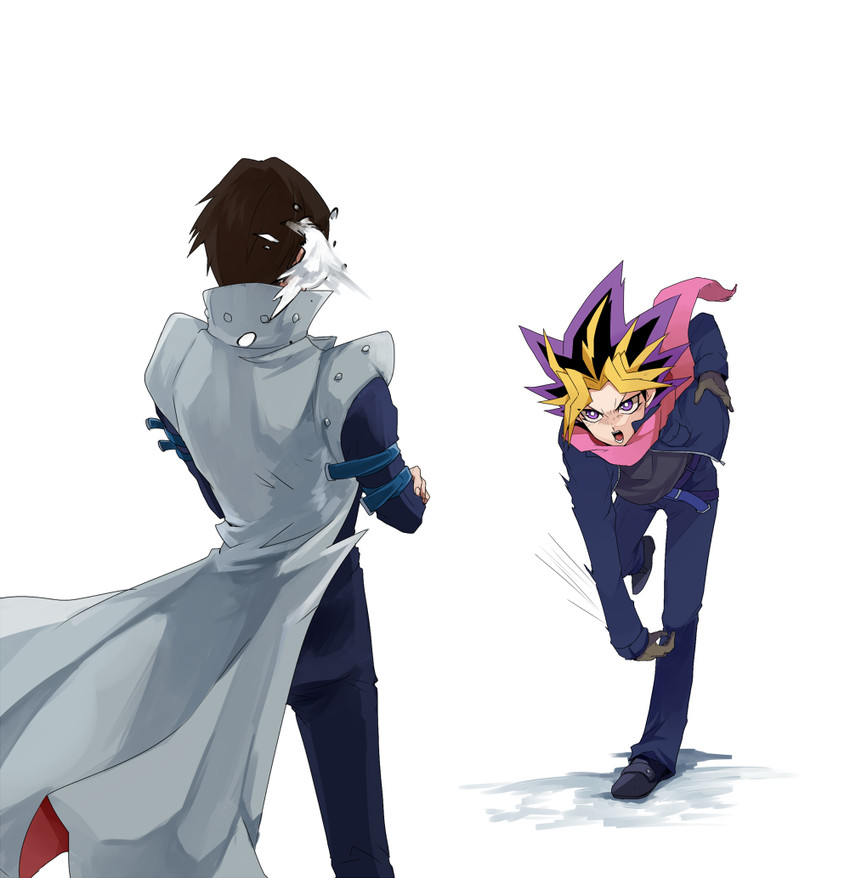 muto yugi, kaiba seto, and yami yugi (yu-gi-oh! and 1 more) drawn by medu_(rubish)