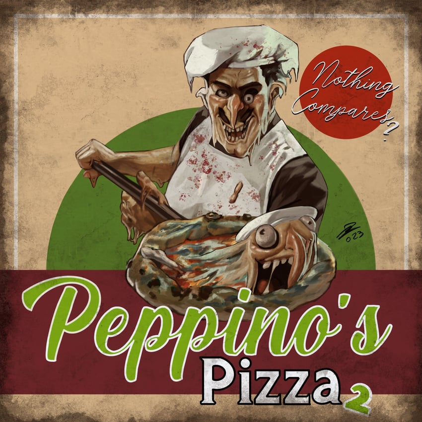 fake peppino (pizza tower) drawn by nurve26