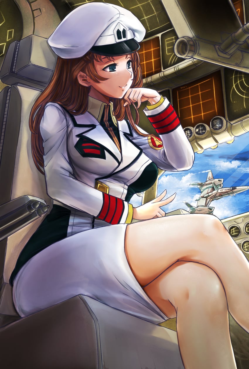 hayase misa, vf-4, and sdf-2 megaroad-01 (macross and 1 more) drawn by nabeyu