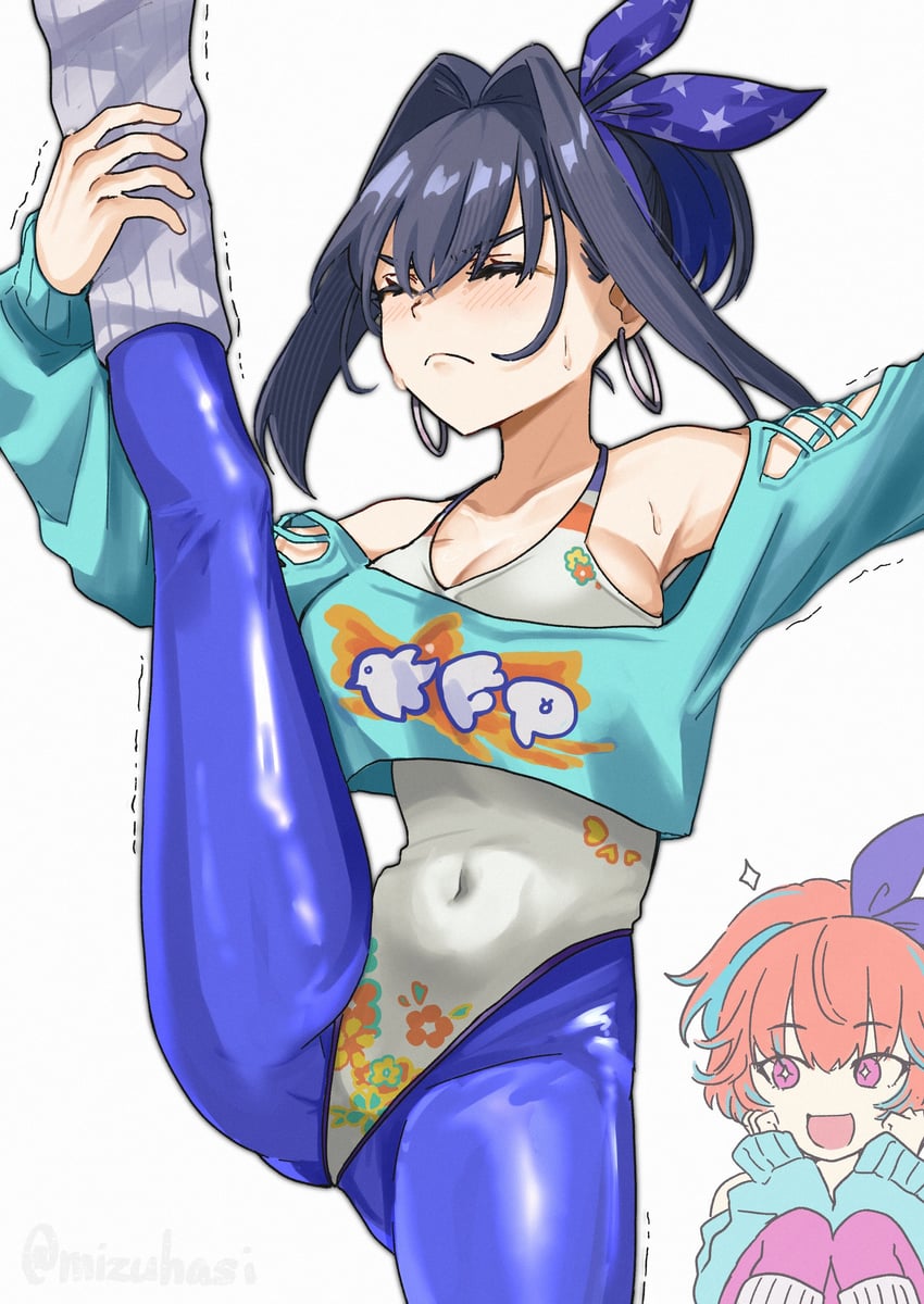 ouro kronii and takanashi kiara (hololive and 1 more) drawn by mizuhasi