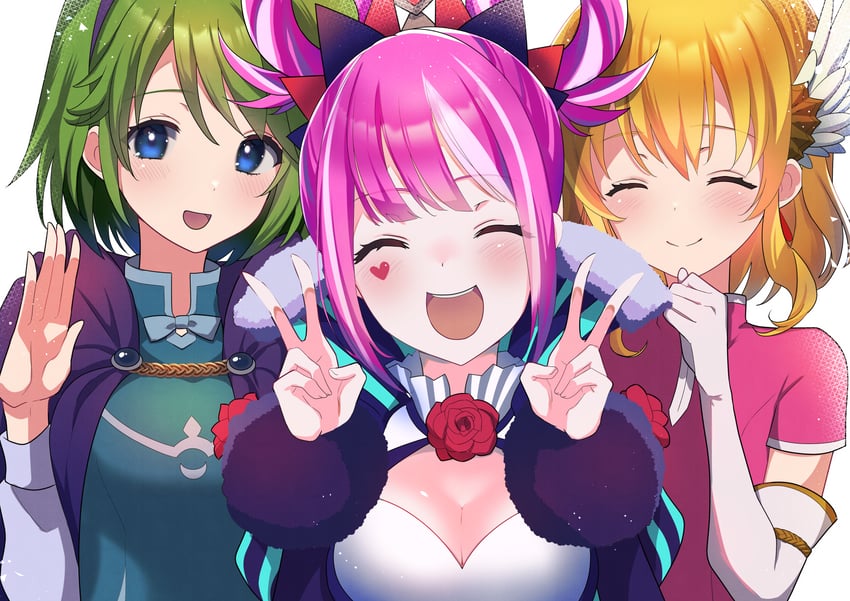 hortensia, nino, and nanna (fire emblem and 3 more) drawn by azusa_(azchemist63)