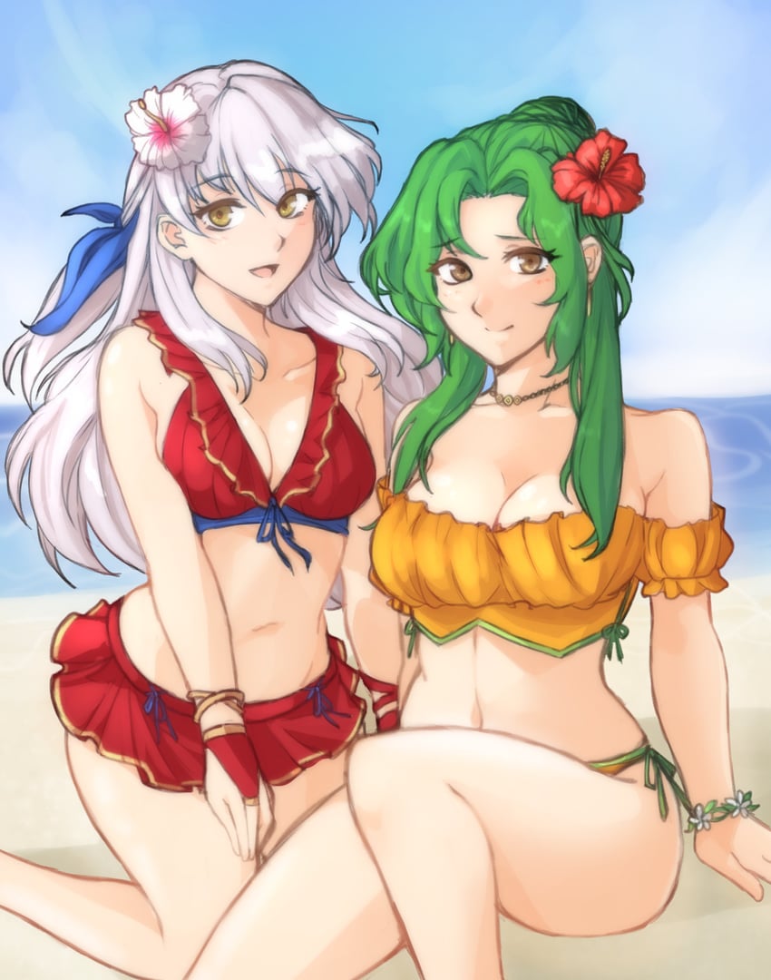 micaiah and elincia ridell crimea (fire emblem and 2 more) drawn by tridisart