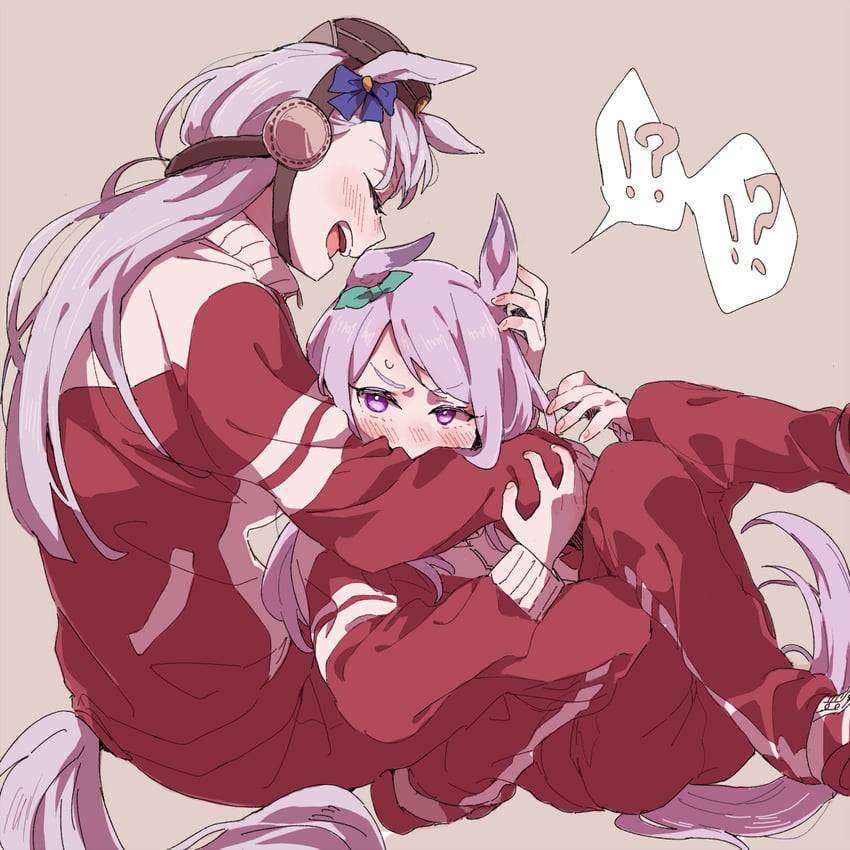 mejiro mcqueen and gold ship (umamusume) drawn by ree_(re-19)