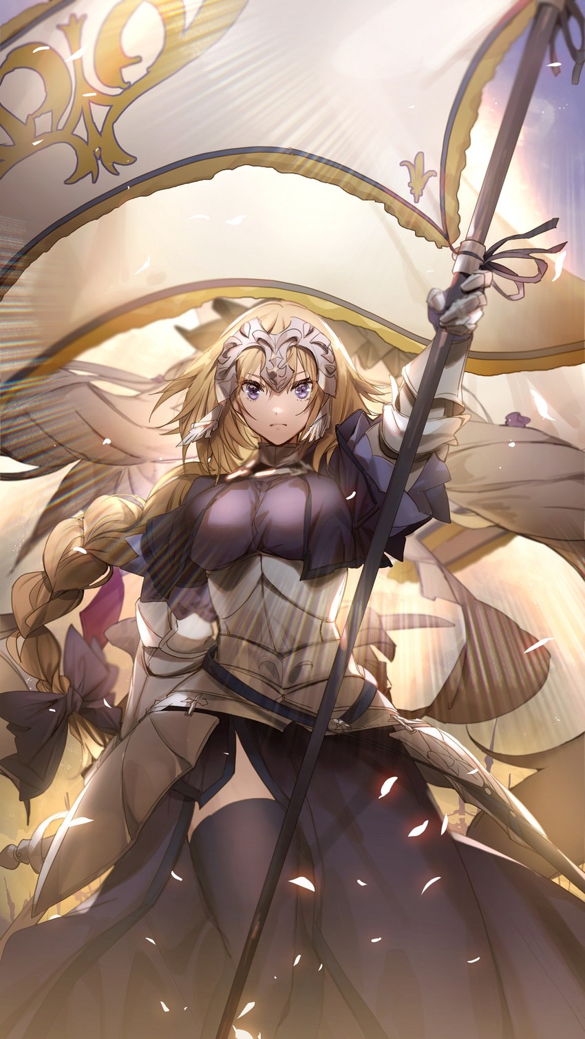 jeanne d'arc and marie antoinette (fate and 2 more) drawn by no-kan