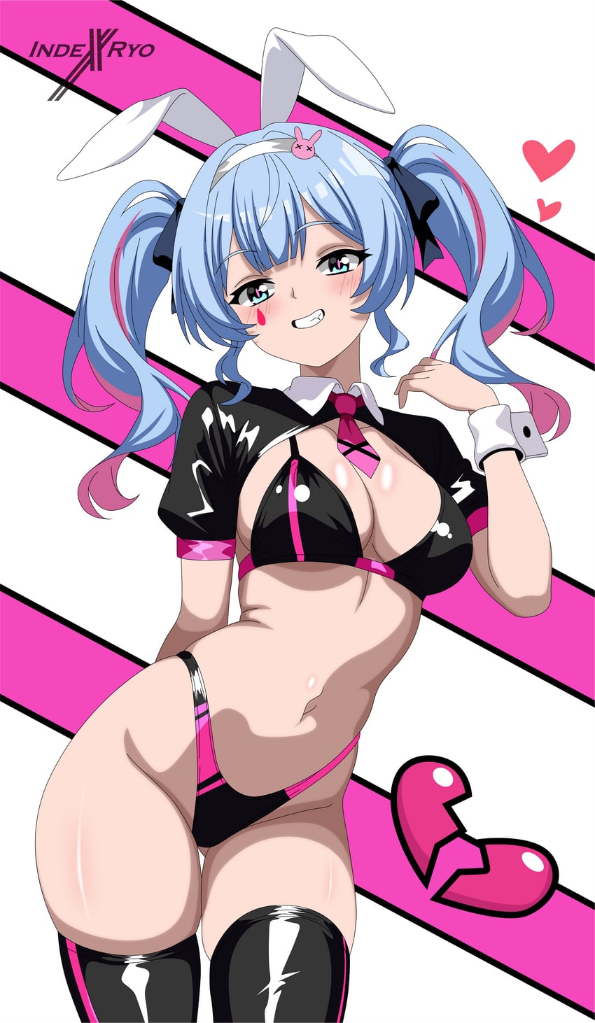 hatsune miku (vocaloid and 1 more) drawn by indexxryo