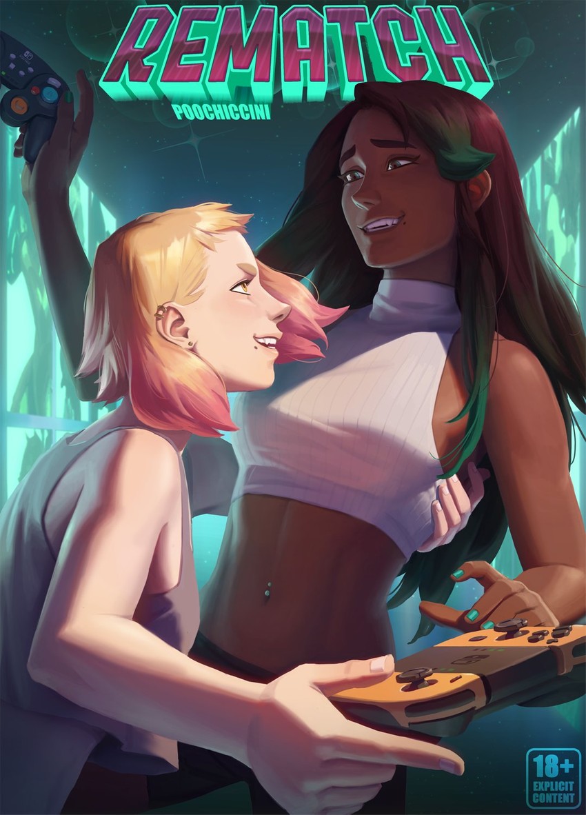 pearl and marina (splatoon and 1 more) drawn by poochiccini